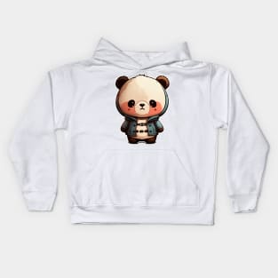 Cute Panda Bear Cartoon Adorable Kawaii Animal Kids Hoodie